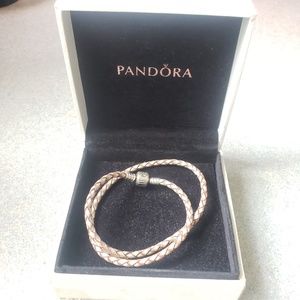 Leather pandora bracelet